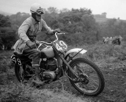 Greeves Hawkstone Dave Bickers