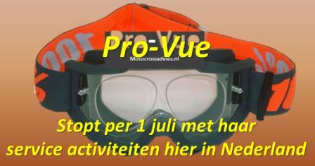 Pro-Vue stopt 2020