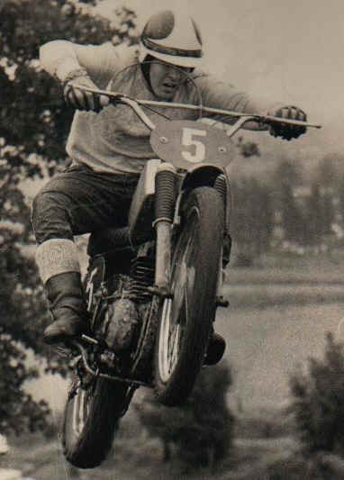 Jan Mller met de 250 cc DOT