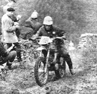 1965 Husqvarna in de zesdaagse.  Ton v Heugten